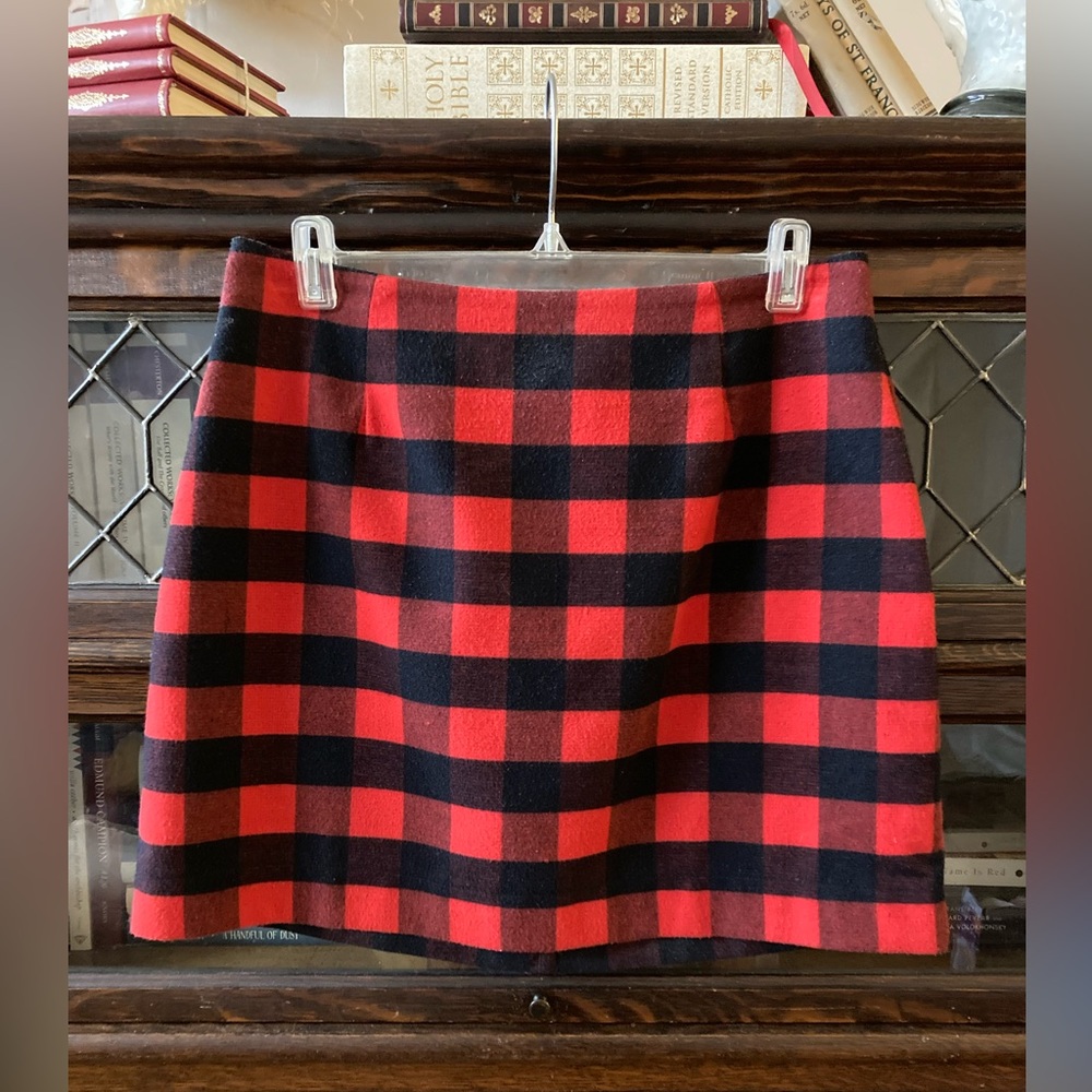 Buffalo check mini skirt